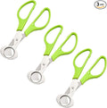 Calary 3Pcs Quail Egg Cutter Scissors Kitchen Egg Shears Tool by calary