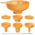 Wide Mouth Kitchen Funnel, Food Grade Plastic Cooking Canning Funnel by BALIWELL