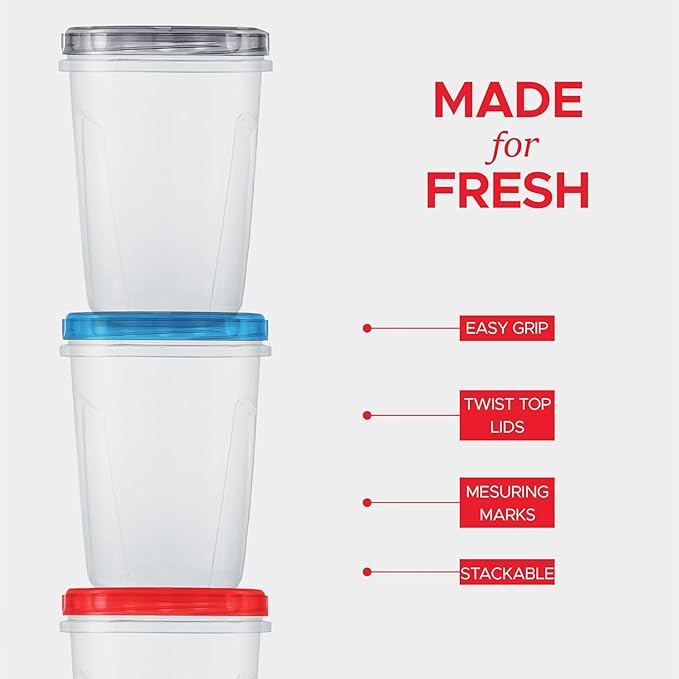 Tafura 12 Pack Leakproof Freezer Containers - Image 7