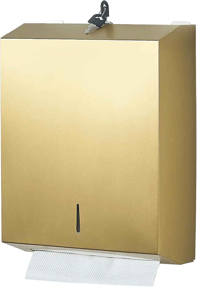Paper Towel Dispenser Wall Mount Commercial c-fold/Multi-fold/Tri-fold by Gorlary