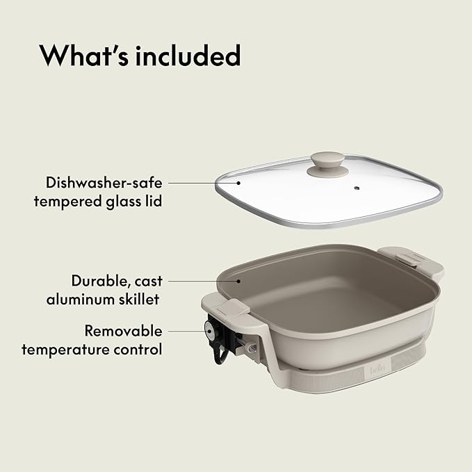bella Make & Take Electric Skillet, Fits-anywhere™ kitchenware, EverGood™ - Image 6