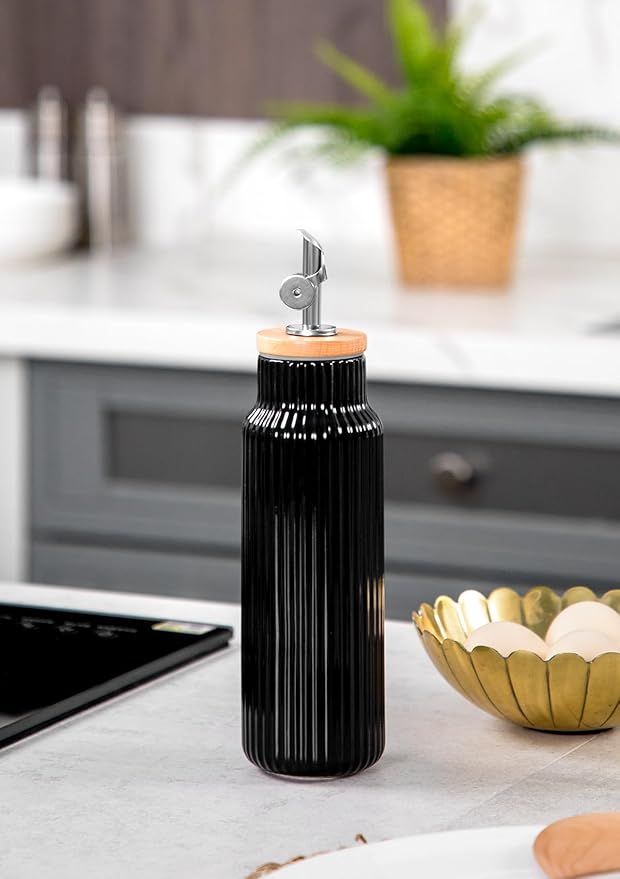 Nucookery Ceramic Olive Oil Dispenser Bottle - Image 6