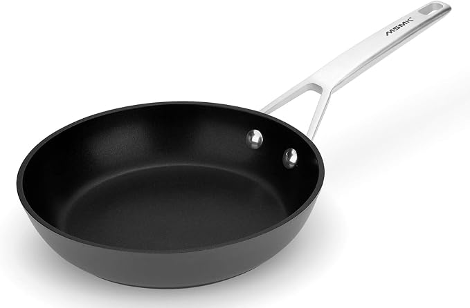 MsMk Small Frying pan, 8-inch Nonstick Durable Egg Omelet Skillet by MSMKPROCOOKWARESINCE1987