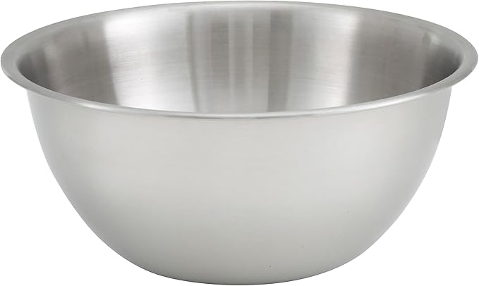 Winco 13 Quart Heavy-Duty Stainless Steel Mixing Bowl by Fonteme