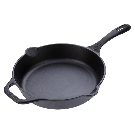 Victoria 10-Inch Cast Iron Skillet, Pre-Seasoned Cast-Iron Frying Pan by VictoriaCastIron