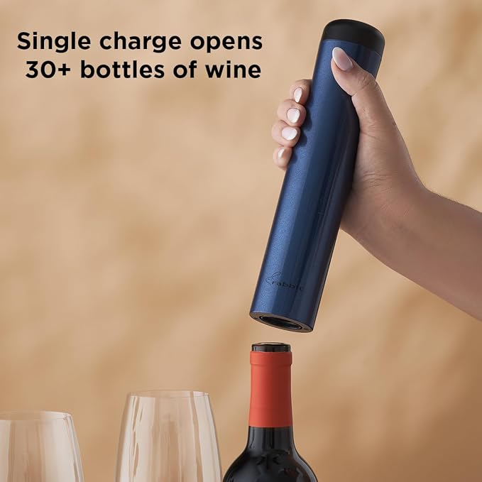 Rabbit Automatic Electric Wine Opener Corkscrew, Rechargeable - Image 4