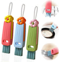 3 in 1 Cup Lid Gap Cleaning Brush Set, Bottle Cleaning Brush Multifunctional by Unknown