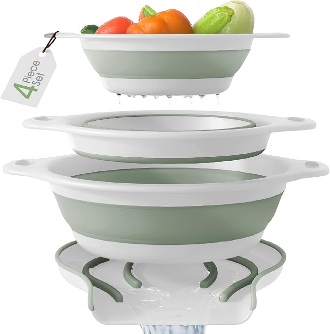 Gevoli Collapsible Colanders Food Strainers by Gevoli