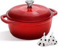 Enameled Cast Iron Dutch Oven Pot by AIVIKI