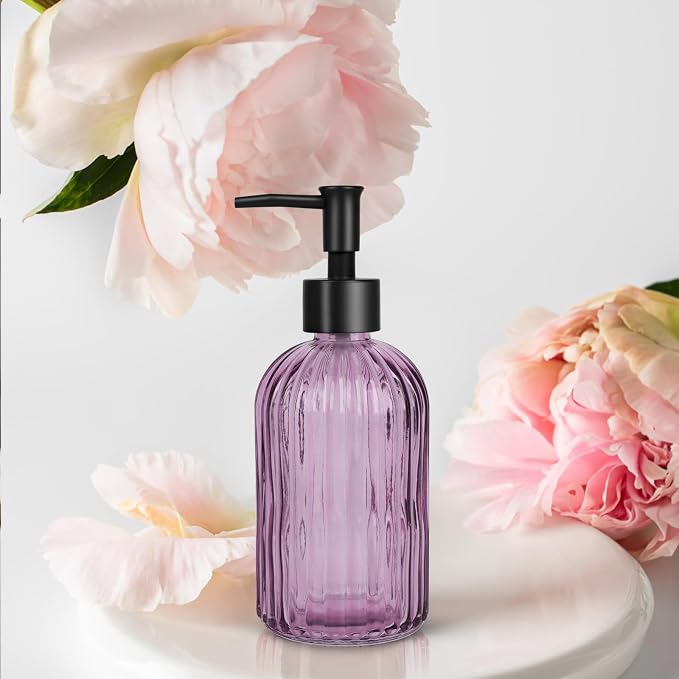 Topsky Stripe Glass Soap Dispenser - Image 7