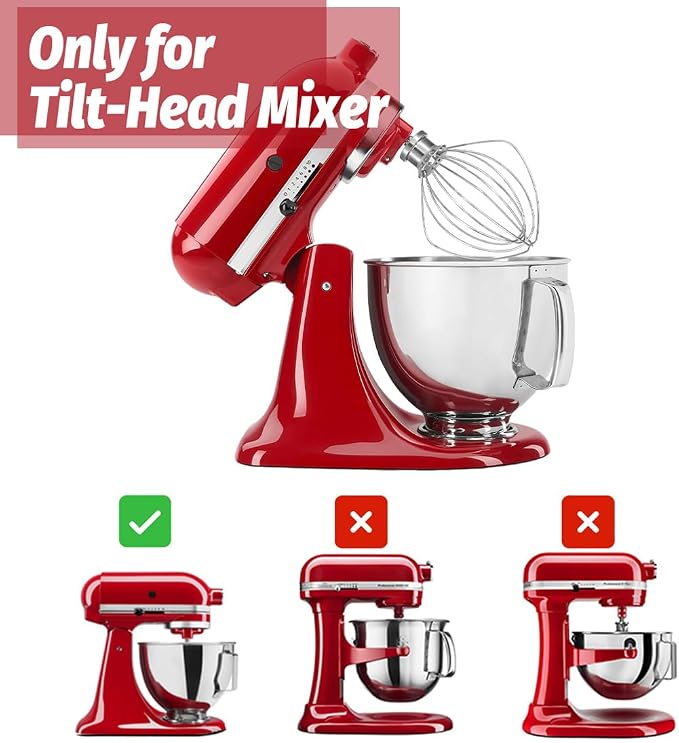 K45WW Dishwasher Safe Whisk Attachment Fits 4.5 Quart and 5 QT KitchenAid - Image 5