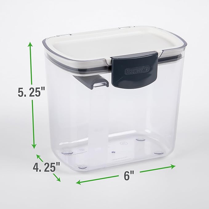 ProKeeper 1 Quart Airtight Powdered Sugar Storage Container – Grey, BPA-Free - Image 2