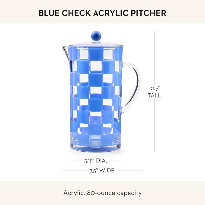 MACKENZIE-CHILDS Acrylic Pitcher - Image 4
