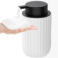Ceramic Foaming Soap Dispenser, 12 oz Bathroom Foam Hand Soap Dispenser by Dlirho