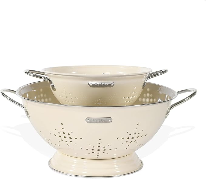 Metal Colander 2 Pack, Strainer Bowel by Unknown