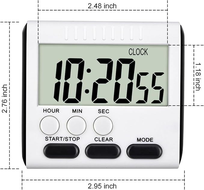 Xuhal 25 Pack 24 Hours Kitchen Timer - Image 2