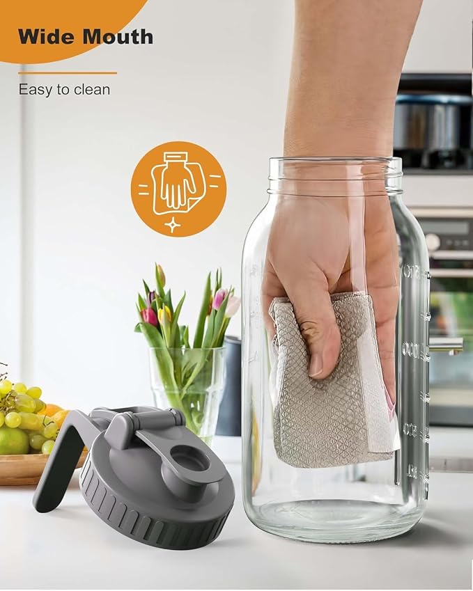 2 Pack - 64oz Glass Pitcher - Image 5