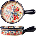 Vintage Flowers Style Ceramic Bakeware Casserole Dish Baking Pan Lasagna Pans by Bicuzat