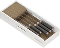 SpaceAid Knife Drawer Organizer Bamboo Insert Dock, Kitchen Steak Knives Holder by SpaceAid