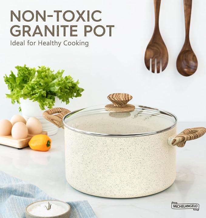 MICHELANGELO 8 Quart Stock Pot - Image 8