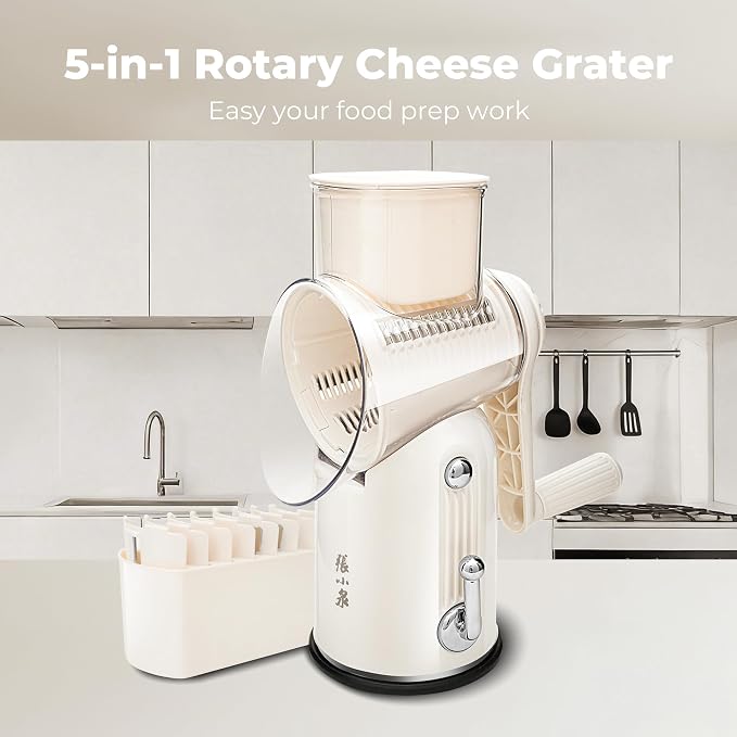 ZHANG XIAO QUAN SINCE 1628 Rotary Cheese Grater, Cheese Shredder - Image 2
