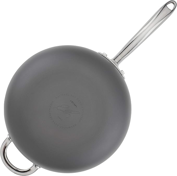 Rachael Ray Professional Hard Anodized Nonstick Sauce Pan/Saucepan/Saucier - Image 7