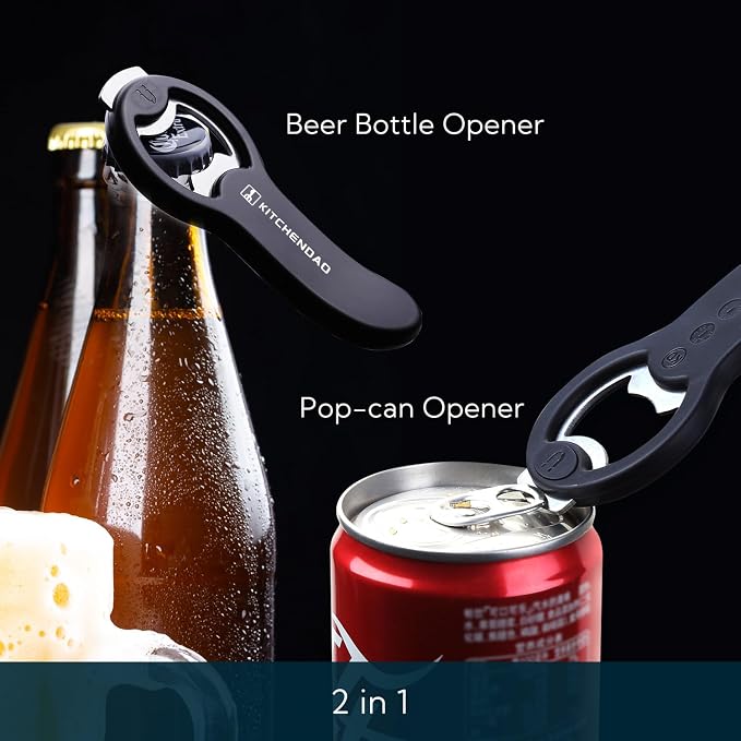 KITCHENDAO 2 in 1 Magnetic Beer Bottle Opener - Image 2