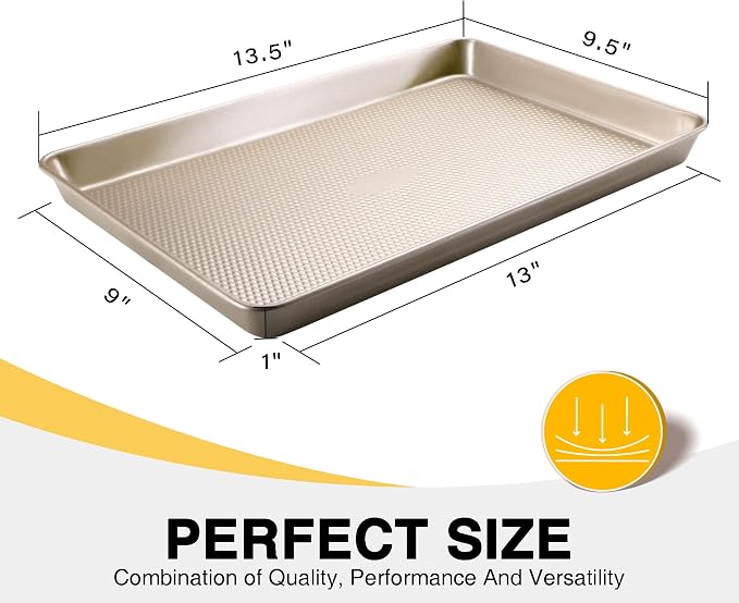 Quarter Sheet Baking Pan Nonstick - Image 3