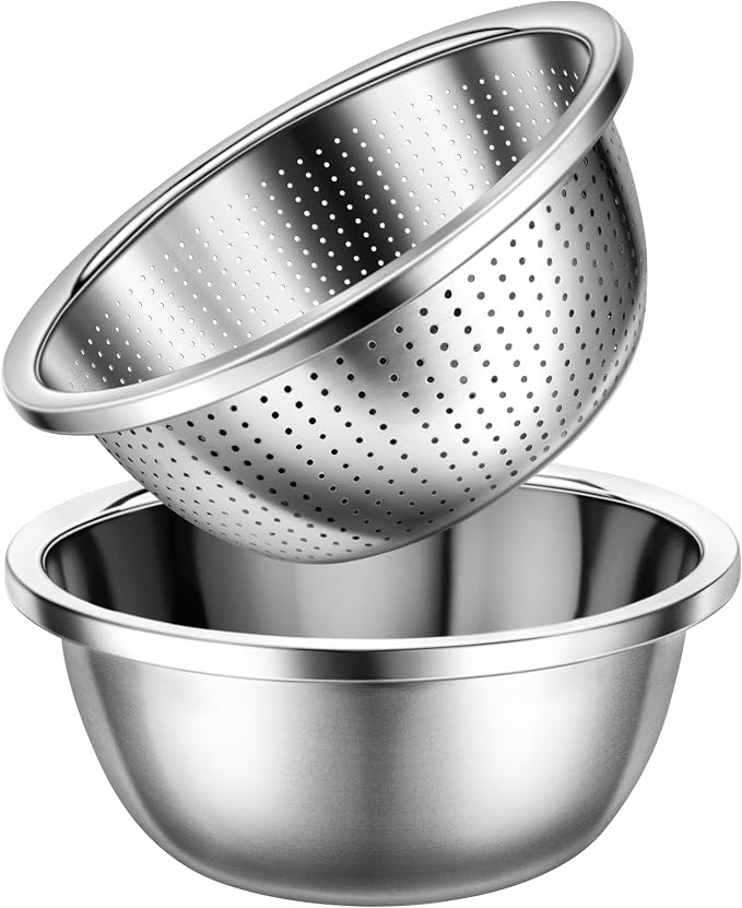 Colander 304 Stainless Steel 4-quart by Gulex