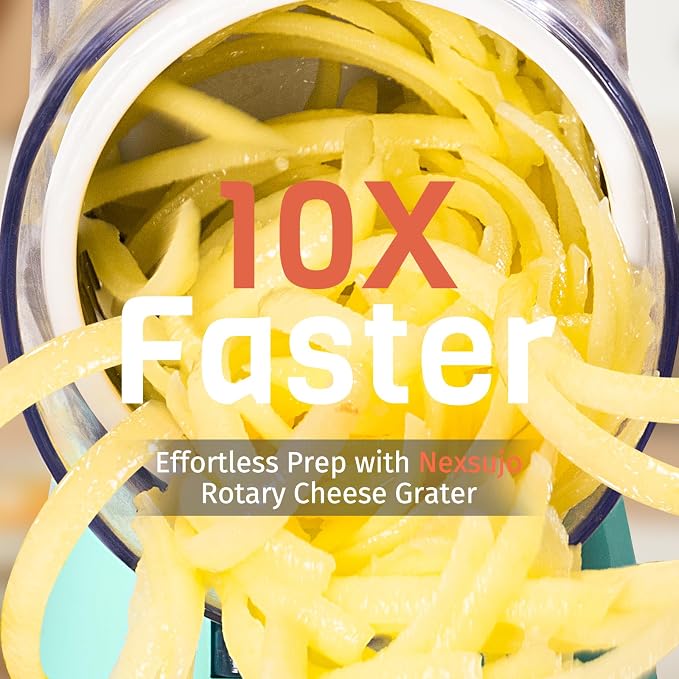 Cheese Grater Hand Crank, Rotary Cheese Shredder - Image 2