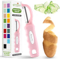 Spring Chef Premium Swivel Vegetable Peeler, Soft Grip Handle and Ultra Sharp by SpringChef