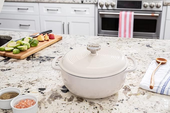 Lodge Essential Enamel Cast Iron Dutch Oven - Image 2