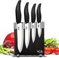 Vos Ceramic Knife Set with Block, Ceramic Knives Set by Vos
