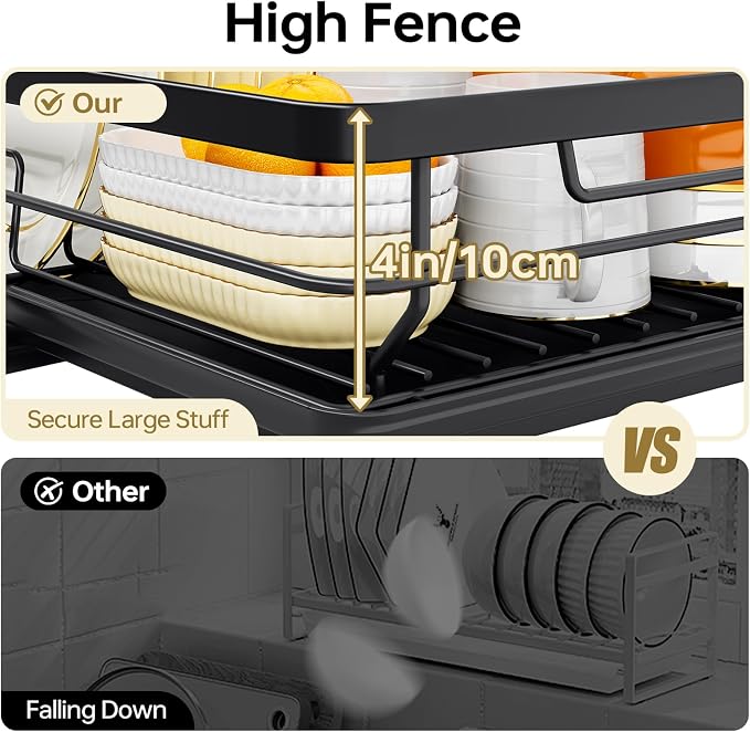 TOOLF Dish Drying Rack, Small Dish Racks - Image 5