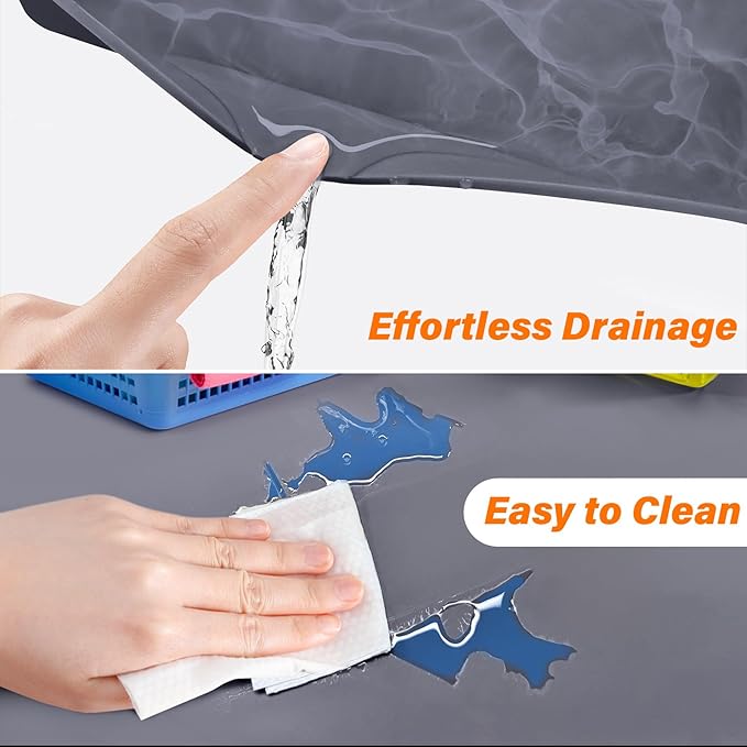 FLATO Waterproof Under Sink Mat 22" x 22" Shelf Liner - Image 3