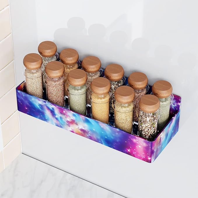 Mystozer Magnetic Spice Rack for Refrigerator, Kitchen Organizer and Storage - Image 4