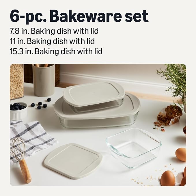 Amazon Basics Glass Baking Dishes - Image 2