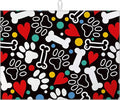 Dog Paw Bone Dish Drying Mat for Kitchen Counter Drying Pad Absorbent by MOUNTANLLY