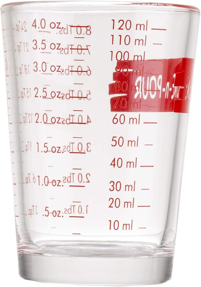 Tablecraft H1433T Measuring Cup Measure-N-Pour, 4 oz - Image 3