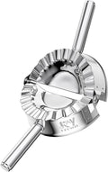 KAYCROWN 3.25 Inch Empanada Press, Stainless Steel Dumpling Maker Dough Cutter by KAYCROWN