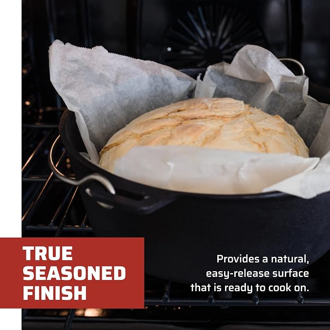 Camp Chef DO10-6 Quart Dutch Oven Pre-Seasoned Cast Iron - Image 3