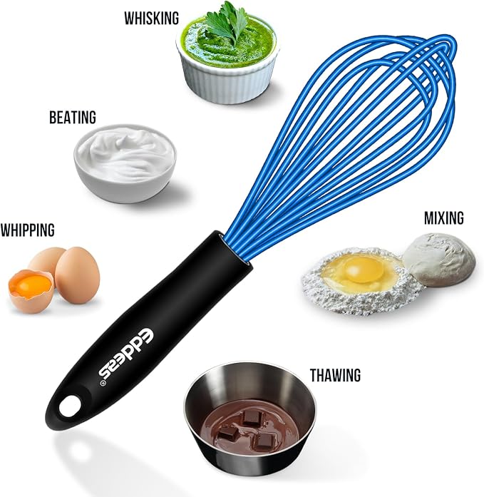 Eddeas Silicone Whisk, Non Scratch Whisk - Image 8