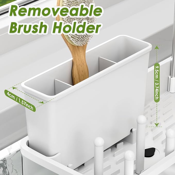 Ewaiira Stainless Steel Sink Caddy, Sponge Holder - Image 8