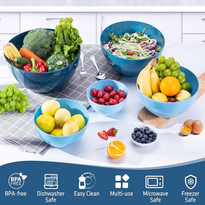 LUXEAR 14 Piece Mixing Bowls - Image 7