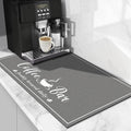 CooRug Absorbent Coffee Mat, Fashion Dish Drying Mat by CooRug