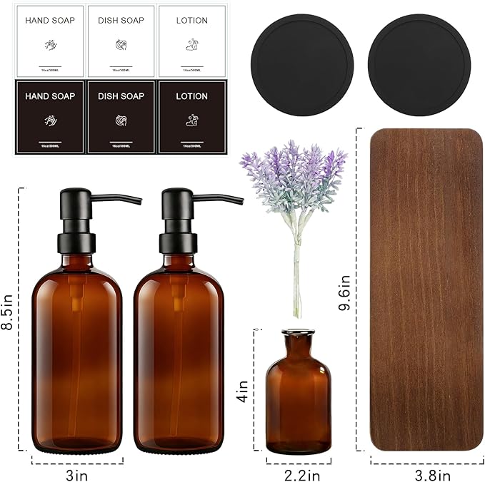 KEYWING Kitchen Soap Dispenser Set - Image 2