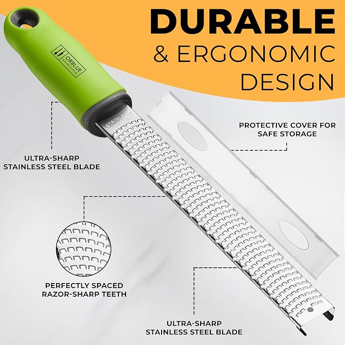 Orblue Lemon Zester & Cheese Grater - Image 4