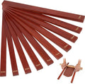 Sasylvia 10 Pcs Pottery Rolling Pin Guides Wood Teaching Rolling Mud Stick by Sasylvia