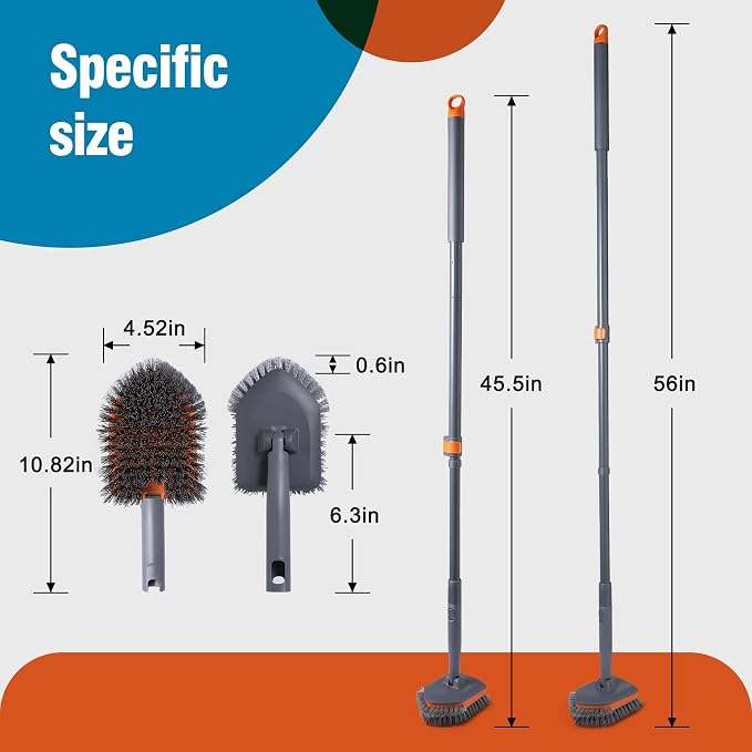 CLEANHOME Tub Tile Scrubber Brush - Image 5