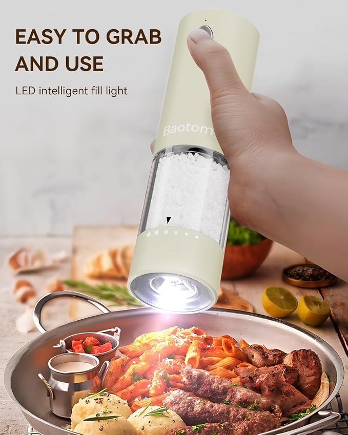 Electric Salt and Pepper Grinder Set - Image 5
